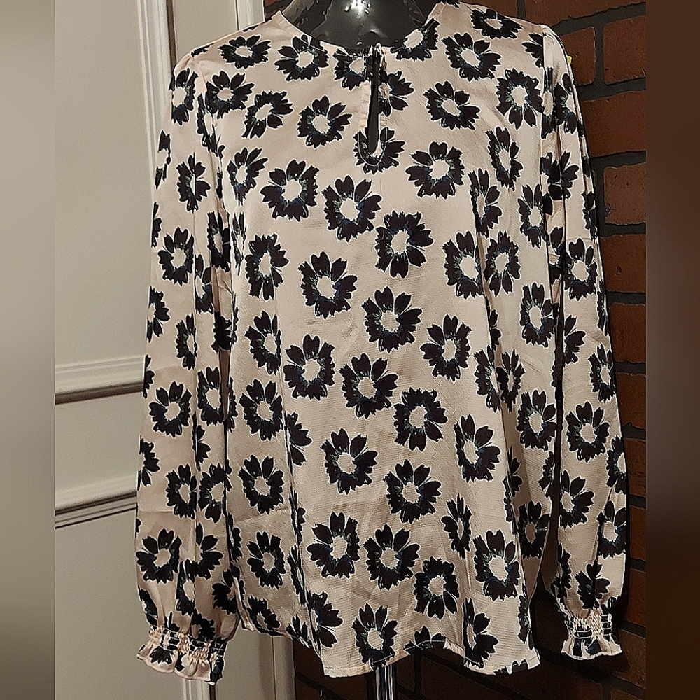 Ted Baker Floral Print Long Sleeves Women's Top.